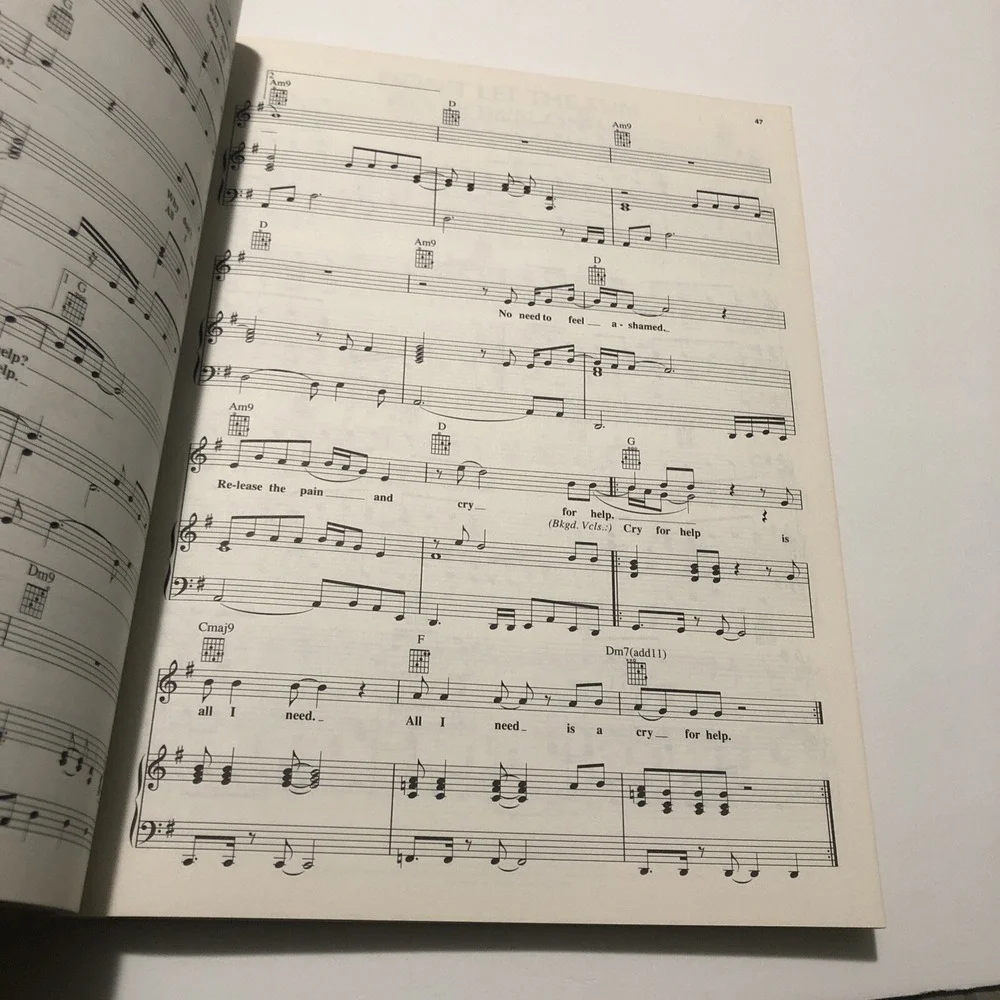 Complete Chart Hits of 91 .Songbook Notenbuch .Piano Vocal Guitar PVG